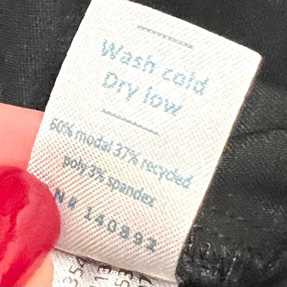 Marine Layer Allison Black Modal Blend Pull On Dolphin Hem Ankle Pants Women’s M - Picture 8 of 10